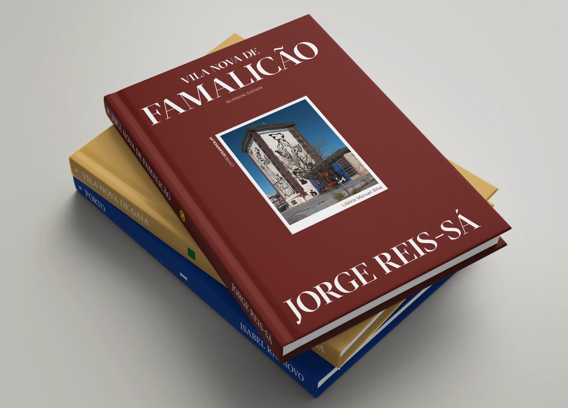 Caixa com livros Coleção Portugal e garrafa de vinho Quinta dos Castelares Reserva (Tinto) - Image 3